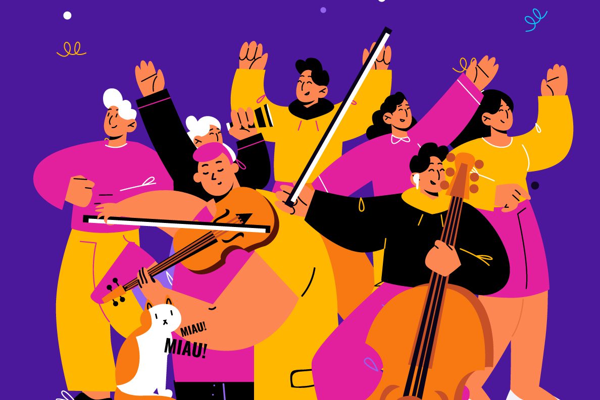 Cartel del evento «Concierto benéfico de invierno»